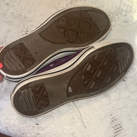 Converse Chuck Taylor All Star Low top sneakers plum M7 W8 - Picture 3 of 5